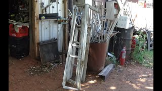 Cleaning some Scrap Aluminum getting close to the end of the pile