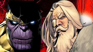 Was Odin more powerful than Thanos?