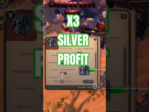 Stop Throwing Away Silver! | Albion Online #albiononline #shorts