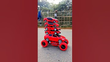 6 Red Rc car Best Remote Control sport car || #shorts
