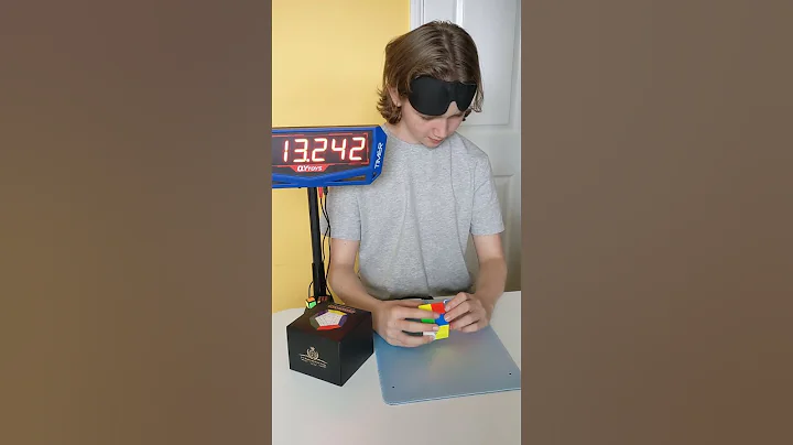 The long awaited 2x2 blindfolded solve. #cubing #2x2rubikscube #speedcuber #blindfolded