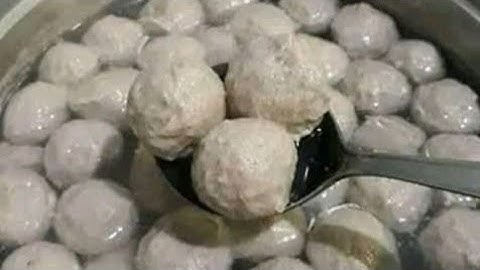 Cara membuat bakso sapi cukup pake blender dirumah
