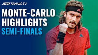 Tsitsipas vs Evans; Ruud vs Rublev | Monte-Carlo 2021 Semi-Final Highlights