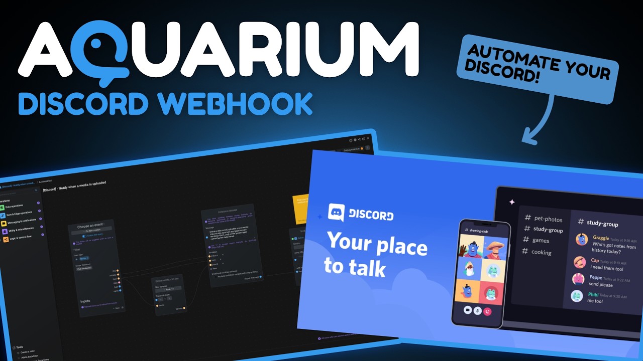 Create a @discord webhook for Aquarium automation system - YouTube