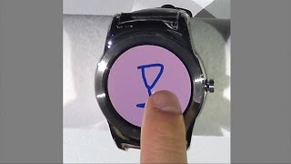 Draw emojis on the new Android Wear