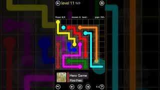 #FlowFree Regular Pack 9x9 level 11