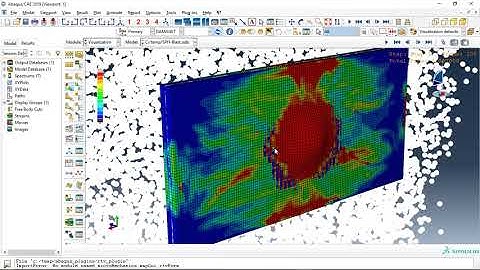Simulation SPH explosion near RC slab by using CDP model couple with strain rate in Abaqus