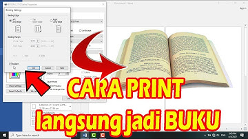 Cara mencetak Buku di Microsoft Word / Print Booklet