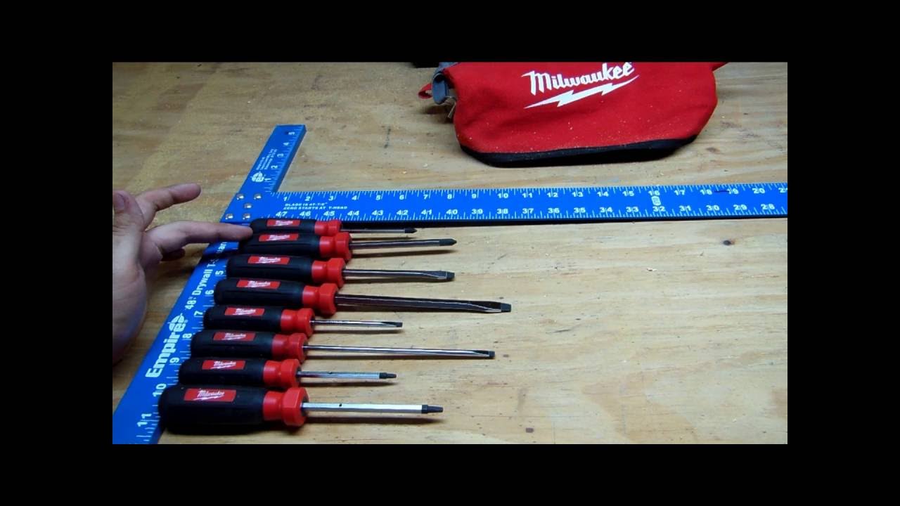 MILWAUKEE 8 PIECE SCREWDRIVER SET NEW 48-22-2018