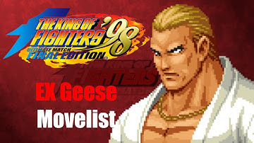 EX Geese Movelist [The King of Fighters 