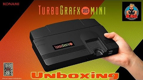 TurboGrafx 16 mini Unboxing and Original comparison.