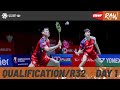 Perodua malaysia masters 2024  day 1  court 1  qualificationround of 32