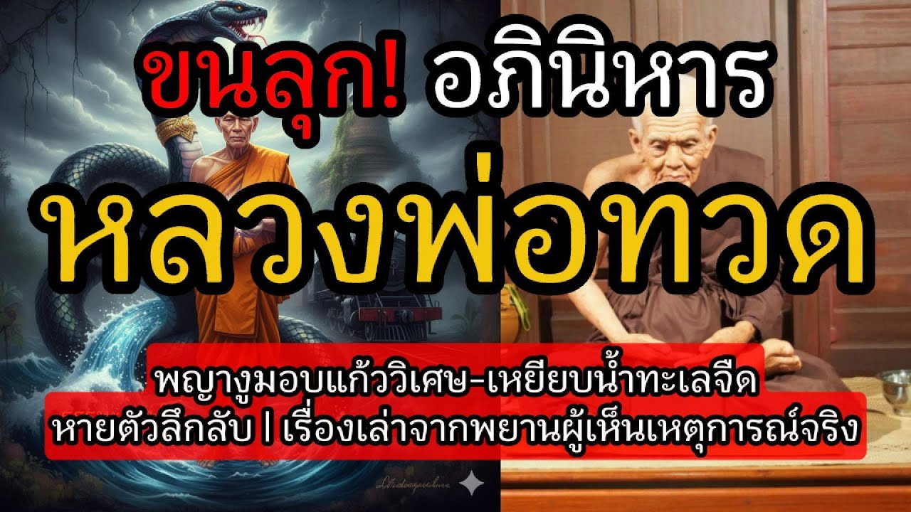 อึ้งขนลุก! อภินิหาร หลวงพ่อทวด พญางูมอบแก้ววิเศษ-เหยียบน้ำทะเลจืด-หายตัวลึกลับ!  I ธรรมะสอนใจ