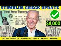 *NEW DEADLINE* $2,000 CHECKS MAILED FOR ALL ADULTS! CHECK DEPOSIT DATE Fourth Stimulus CHECK Update!