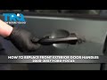 How to Replace Front Exterior Door Handles 2000-2007 Ford Focus