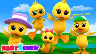 Lima Bebek Kecil Lagu Dalam Bahasa Inggris oleh Luke and Lily