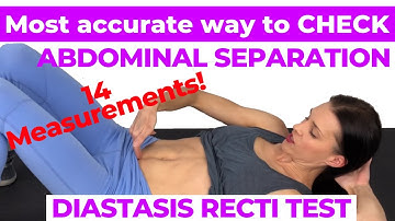 How To Check Abdominal Separation