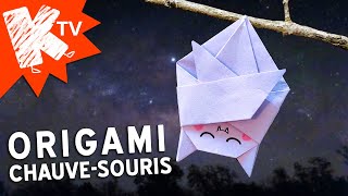 Origami Chauve-souris facile - Halloween