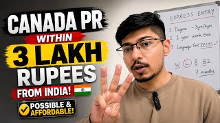 Canada PR From India for Under ₹3 Lakh 🇨🇦 | French NCLC 7   1 Year Work Experience