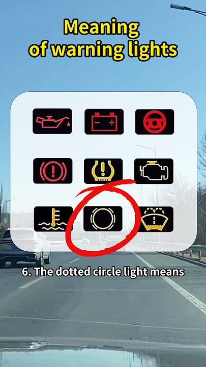 What do these lights on the dashboard of a car mean?#car #tips #tutorial #driving #drive