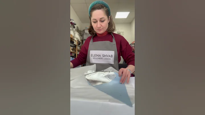 Process of making of a bespoke hat for Royal Ascot and weddings, Handmade by Elena Shvab London