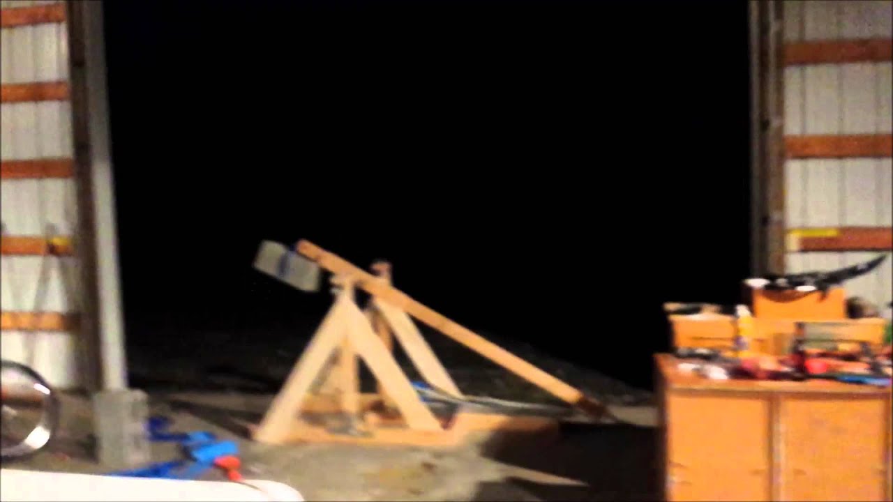 Spring Break Trebuchet - YouTube