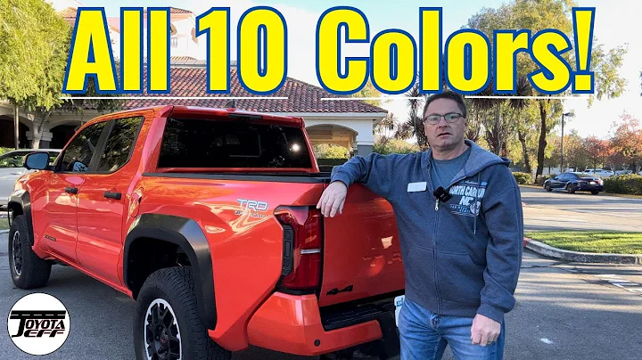 All 2024 Toyota Tacoma Colors - See All 10 in Action!