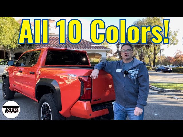 What Colors Does Toyota Tacoma Come In: Ultimate Guide to Vibrant Shades