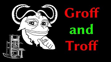Groff: Making Documents the Unix Way