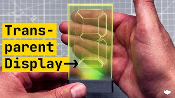 Transparent Edgelit Display - using ESP32 with NeoPixels, and 3D printed diffuser