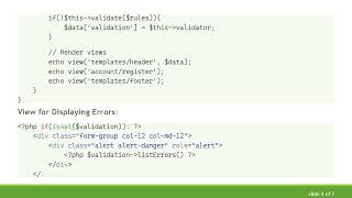 Resolving Codeigniter 4 Validation Errors Not Showing