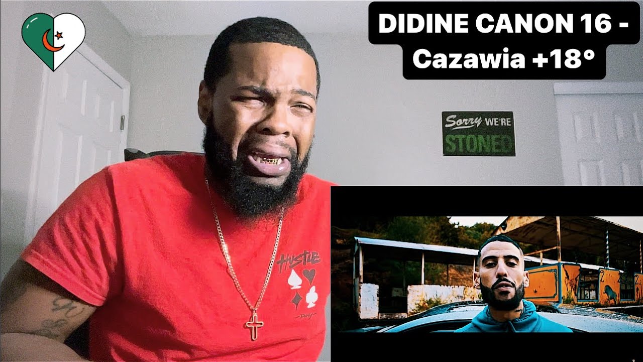 Didine Canon 16 Cazawia +18° (Официальный видеоклип) | Американская реакция