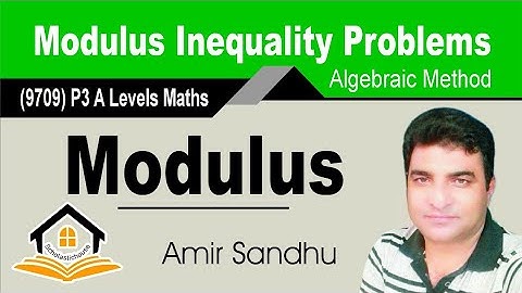 solution of modulus inequality problem/question by algebraic methods(9709)P3 A-level Pure Maths CAIE