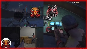 GG vs Rust at Scrapyard (Multi POV) | Gulag Gang | NoPixel | GTARP