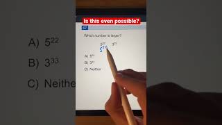 Comparing Exponents Math Hack | Algebra JusticeTheTutor #math #maths #shorts screenshot 4