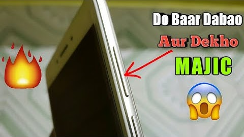 SECRET Android Volume Buttons and Latest TRICK 2018 l Click Two Times And Watch The Majic🔥