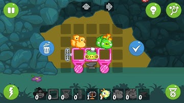 Bad piggies hidden loot crates fly the balloon to the Marble crate