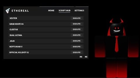 Roblox Etheral Hub Script Showcase