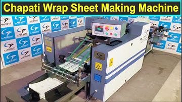 Chapati wrap sheet making machine |  New Business Ideas | Reel to sheet cutting Machine