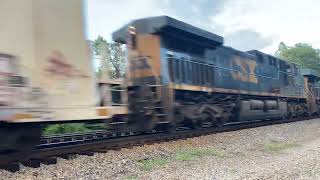 CSX I032 Intermodal Combo Train NB