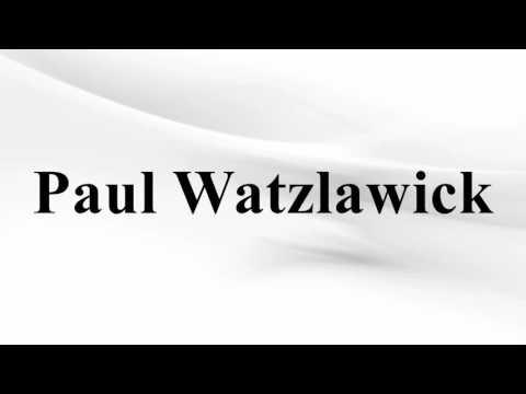 Paul Watzlawick