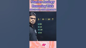 🔥Number Analogy Important Question #maths #shortsfeed #shorts