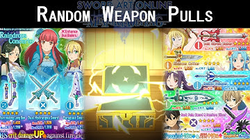 Random Pulls #1 - Rain and Summer Weapon banner | SAO Memory Defrag