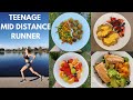 WHAT I EAT ON A TRAINING DAY 🏃🏼‍♀️ teenage middle distance runner