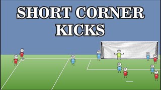 Short Corner Kicks for Youth Soccer