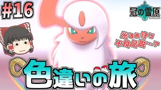 色旅 16 新編一発目は色違いアブソルがほちい ポケモン剣盾 ゆっくり実況 Youtube