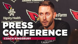 Kingsbury on virtual offseason, working w/ rookies, 2020 schedule |
arizona cardinals