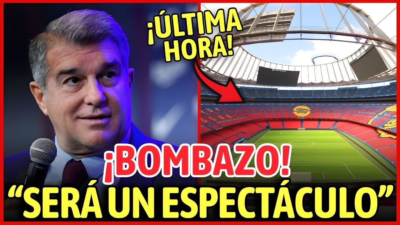 🔥¡BOMBAZO! El Diseño SORPRENDE… El Camp Nou Permitirá Ver Partidos en MODO INMERSIVO🤯 BARÇA HOY