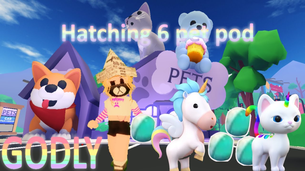 GETING A GODLY PET IN OVERLOOK BAY (opening 6 diamond pet pods and 2 bronze pet pods)