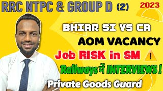 Aom Vacancy Rrb Kolkata Er Job Risk In Sm Bihar Teacher